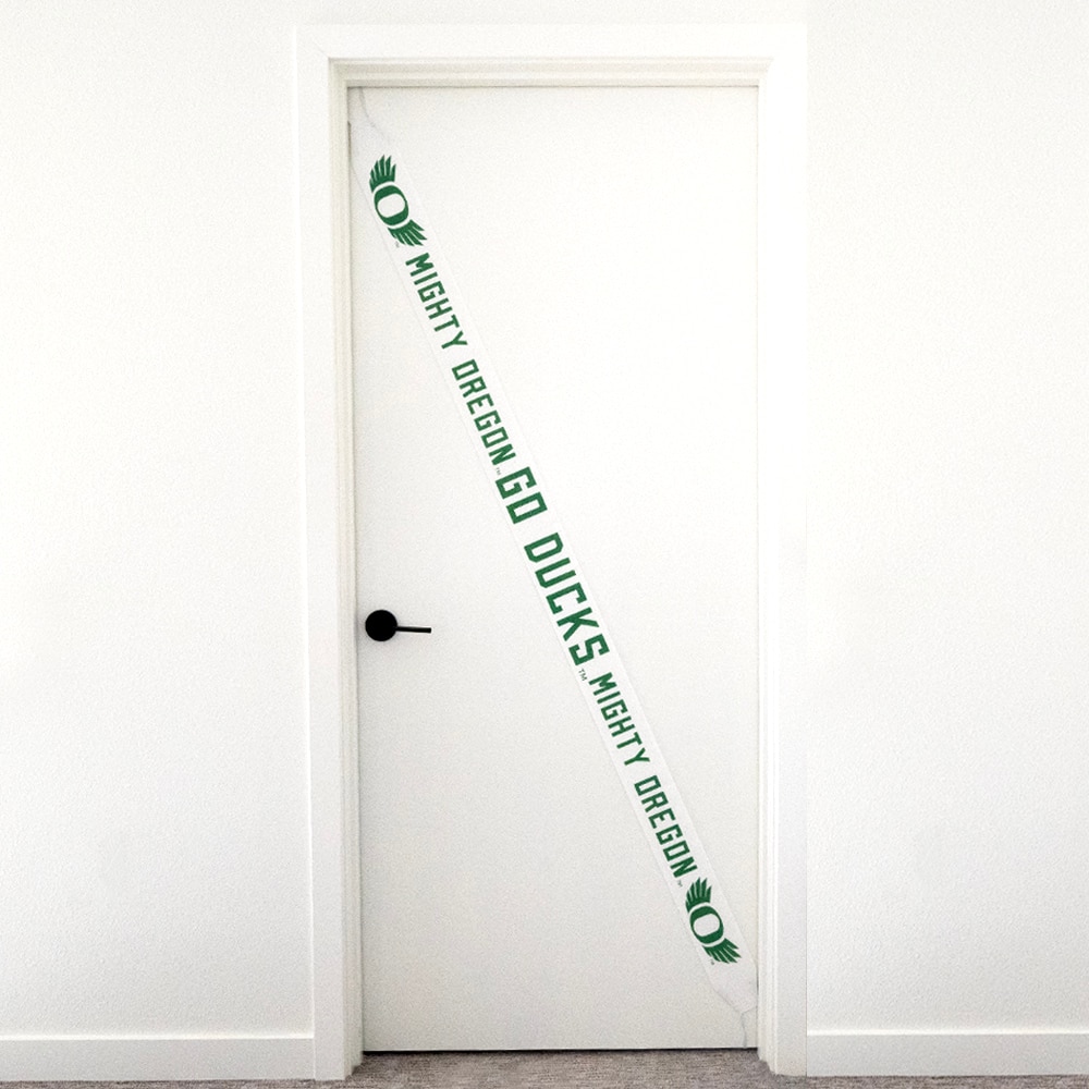 O Wings, White, Banners, Gifts, Innovative Adhesives, Door style, Mighty Oregon, Go Ducks, 949070